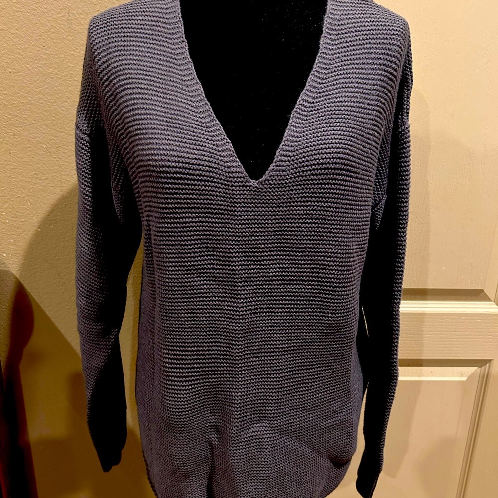 Women’s Winter Clearance Sale Black Tape Dark Charcoal S Grey Long Sleeve Top